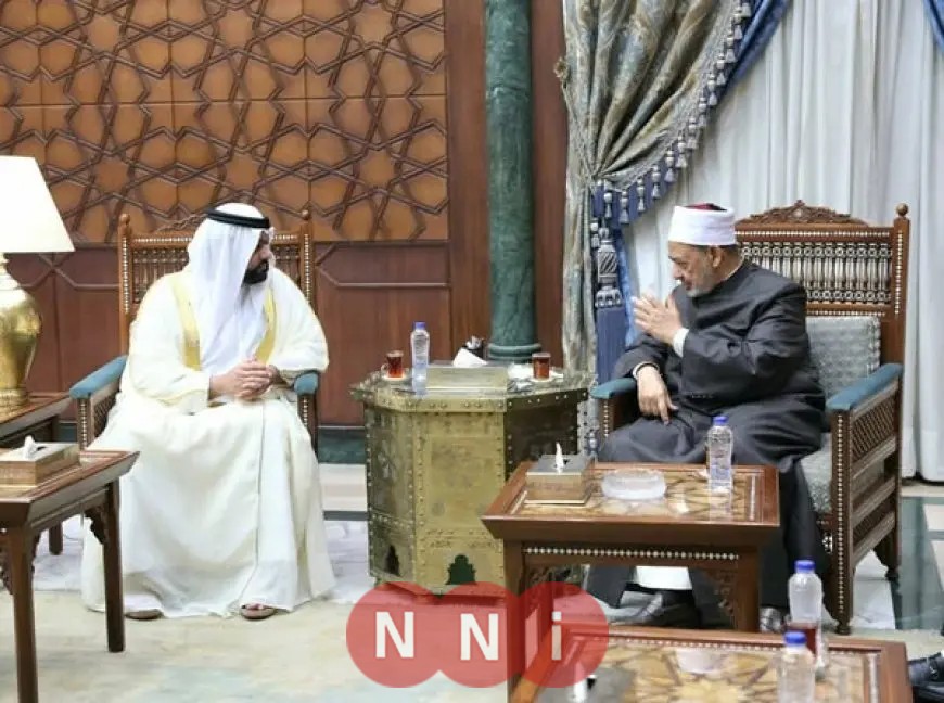 شيخ الأزهر يستقبل ولي عهد الفجيرة ويبحثان سبل تعزيز نظام الأسرة