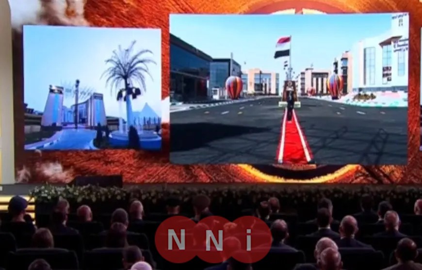 الرئيس السيسي يفتتح مجمع المصالح الحكومية بالوادي الجديد من خلال فيديو كونفرانس