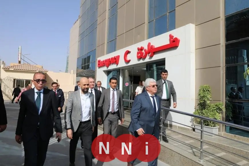 وزير التعليم العالي يزور مستشفى سعاد كفافي الجامعي