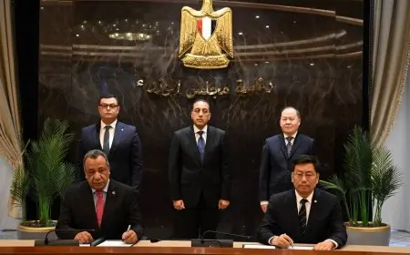 مدبولي يشهد توقيع بروتوكول لإنشاء تحالف مشترك بين المقاولون العرب وشركة صينية