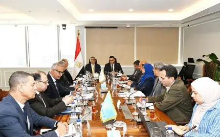 وزير الإسكان ومحافظ الجيزة يزوران مشروعات مياه الشرب والصرف الصحي للاطلاع على سير العمل