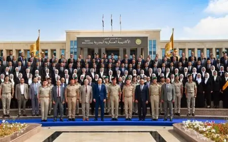 الأكاديمية العسكرية تكرّم خريجي قسم هندسة الري ومركز تخطيط استخدامات أراضي الدولة