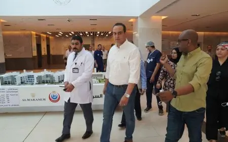 رئيس الهيئة العامة للرعاية الصحية يواصل جولاته الميدانية لمتابعة سير العمل