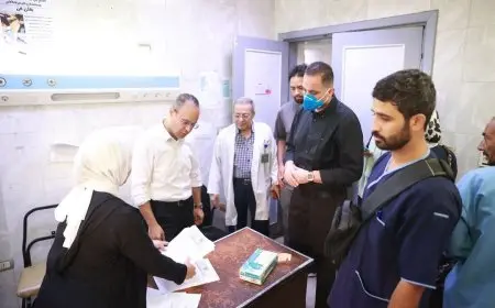نائب وزير الصحة يزور عدة منشآت صحية في محافظة القاهرة خلال أول أيام عيد الأضحى