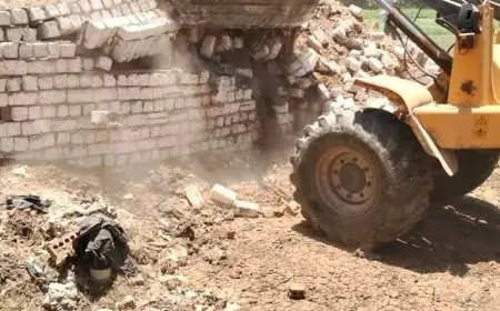 محافظة الجيزة تُزيل التعديات على الأراضي الزراعية ومخالفات البناء في العياط وأطفيح