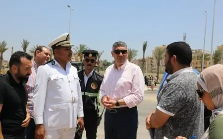 محافظ الجيزة يتابع مشروعات التطوير حول المتحف الكبير استعدادًا للافتتاح