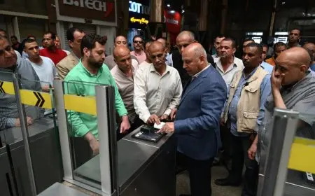وزير النقل خلال جولة مفاجئة: راحة الركاب على رأس أولوياتنا والسكك الحديدية تشهد تطوراً مستمراً