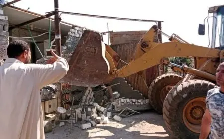 مستشار محافظ الدقهلية: تنفيذ 40 قرار إزالة في اليوم الأول من المرحلة الثانية للموجة 26 لإزالة التعديات