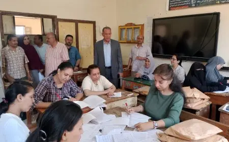 موعد إعلان نتيجة الشهادة الإعدادية بأسيوط.. المحافظ يتابع عملية تصحيح الدرجات