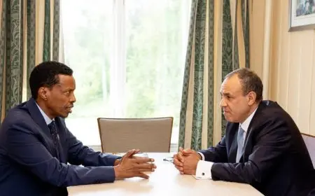وزير الخارجية يناقش مع مستشار الأمن القومي الصومالي تعزيز العلاقات الثنائية
