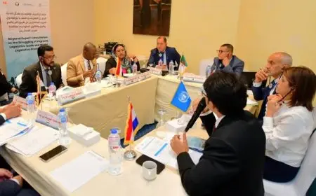 مشاورات إقليمية في القاهرة لتطوير التعاون التشريعي والقانوني في مكافحة تهريب المهاجرين