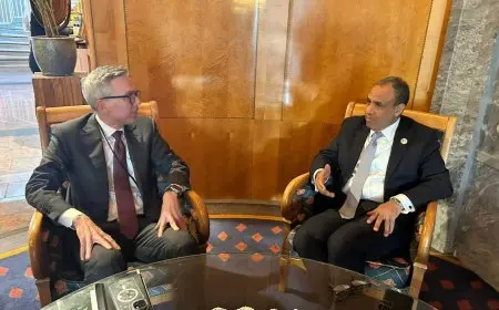 وزير الخارجية يلتقي بالرئيس التنفيذي لشركة سكاتك النرويجية