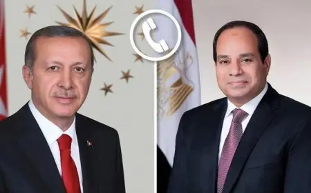 الرئيس السيسي ونظيره التركي يؤكدان على أهمية إنهاء العمليات العسكرية في المنطقة بشكل فوري