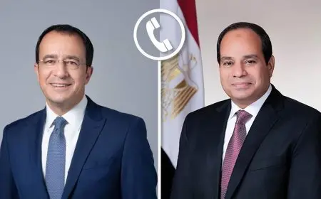 الرئيس السيسي يؤكد لنظيره القبرصي رفض مصر الكامل لتوسيع دائرة الصراع في المنطقة