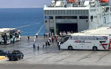 وصول 1912 حاجًا و49 حافلة من حجاج البر إلى ميناء نويبع