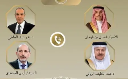 تواصل دائم بين وزير الخارجية ووزراء خارجية السعودية والأردن والبحرين