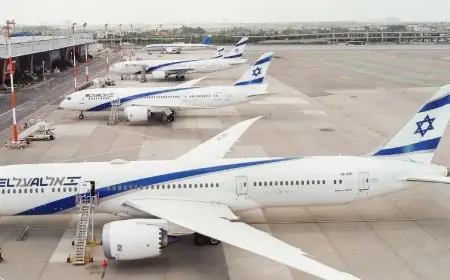 شركات الطيران الإسرائيلية تعلن عن إلغاء كافة رحلاتها حتى 30 يونيو