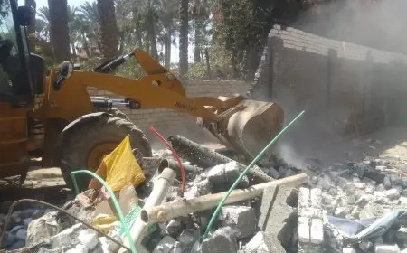 محافظ الجيزة: إزالة 27 حالة تعدي على أملاك الدولة وبناء مخالف في قرى البدرشين