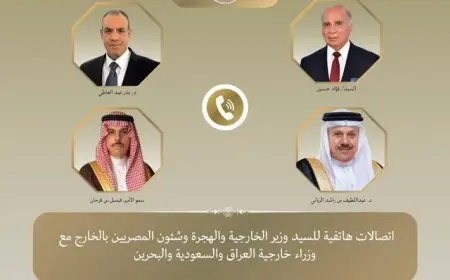وزير الخارجية يجري اتصالات مع نظرائه في العراق والسعودية والبحرين لاحتواء التوترات بين إيران وإسرائيل