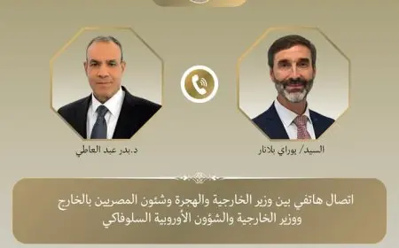 وزير الخارجية يثني على تطور العلاقات المصرية السلوفاكية