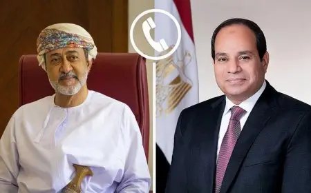 الرئيس السيسي وسلطان عمان يؤكدان أهمية العمل نحو تحقيق وقف إطلاق النار في غزة