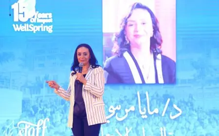 وزيرة التضامن تشارك في فعاليات المعسكر التدريبي لمتطوعي “ويل سبرنج” في مدرسة الشويفات الدولية