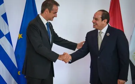 الرئيس السيسي ورئيس وزراء اليونان يؤكدان على أهمية تشكيل حكومة ليبية موحدة لإجراء الانتخابات الرئاسية والبرلمانية