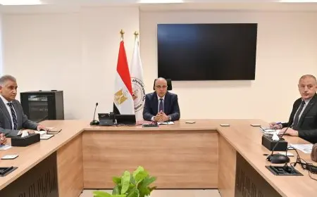 وزير الري يراقب وضع المنظومة المائية في الجيزة