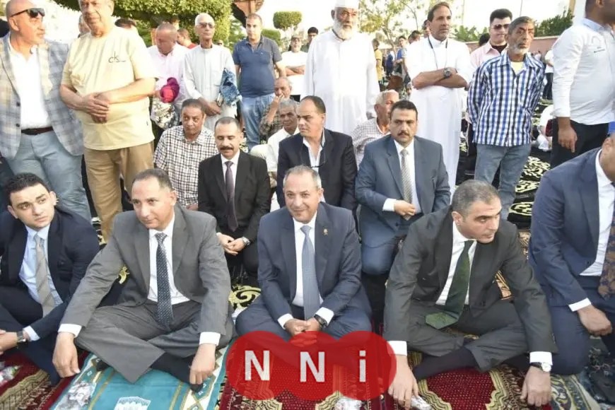 محافظ بورسعيد يشارك في صلاة عيد الأضحى بساحة مدينة بورفؤاد