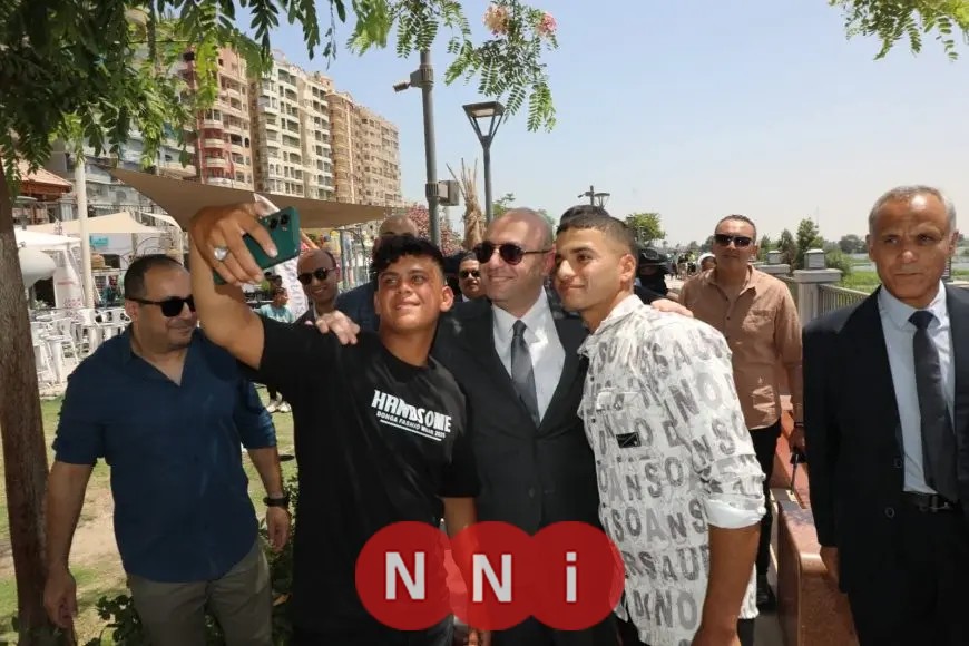 محافظ بني سويف يتفقد الممشى السياحي في أول أيام عيد الأضحى ويهنئ المواطنين بالعيد