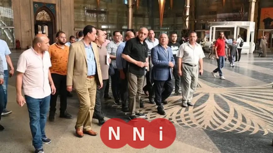 وزير النقل يزور محطة مصر لمتابعة سير العمل بعد انتهاء إجازة عيد الأضحى المبارك