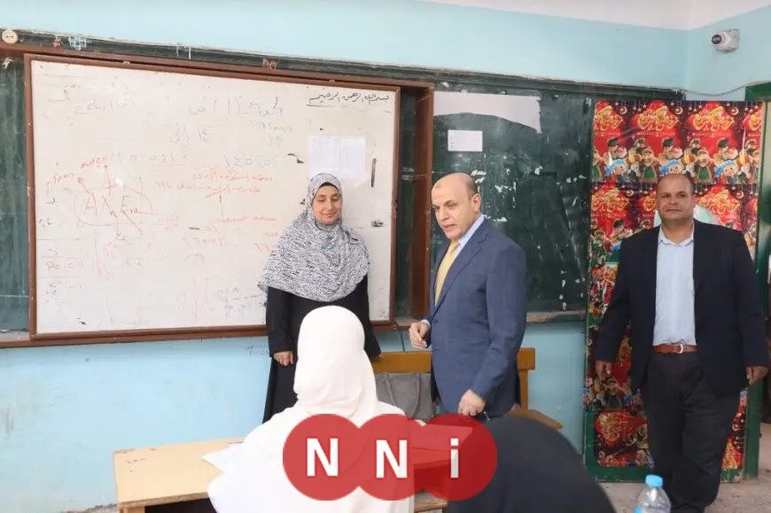 بهدوء وانضباط.. محافظ كفر الشيخ يراقب سير امتحانات الثانوية العامة
