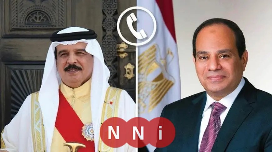 الرئيس السيسي وملك البحرين: التصعيد الراهن في المنطقة مرتبط بالعدوان المستمر على غزة