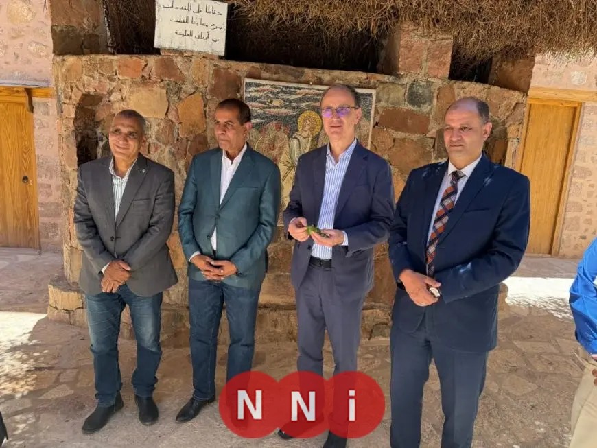 رئيس وزراء صربيا يزور دير سانت كاترين في جنوب سيناء