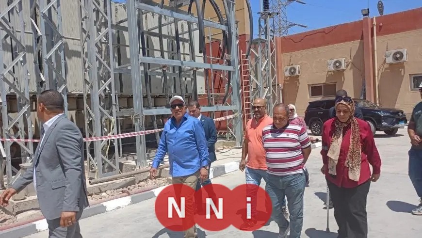وزير الكهرباء يقوم بزيارة محطة محولات الهضبة 2 ومجمع المخزون الاستراتيجي للكابلات بهضبة الأهرامات.