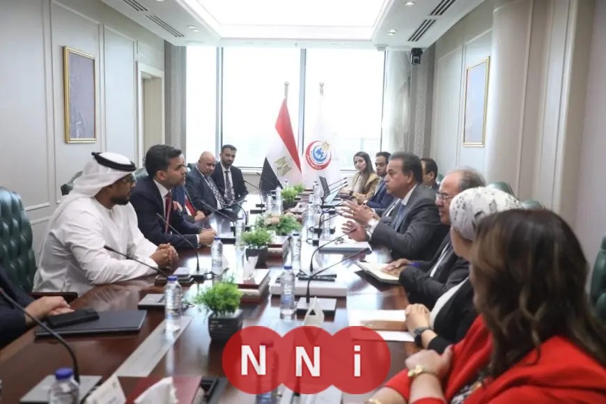 الدكتور خالد عبد الغفار يناقش فرص الاستثمار في القطاع الصحي وتوطين الصناعات الطبية في مصر مع رئيس “برجيل القابضة”