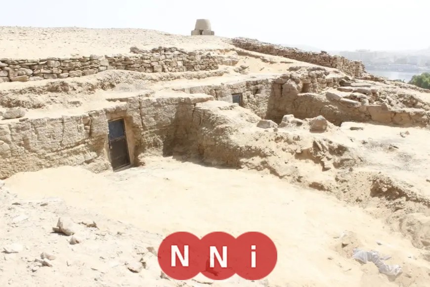 اكتشاف ثلاث قبور جديدة في جبانة قبة الهوا بأسوان من فترة الدولة القديمة