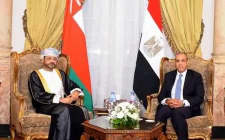 وزير الخارجية والهجرة يستقبل نظيره العماني ويترأسان اجتماعات اللجنة المشتركة في القاهرة