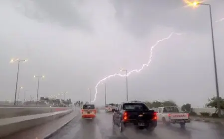 الأرصاد الجوية تحذر من تقلبات جوية وأمطار رعدية تبدأ من مساء اليوم
