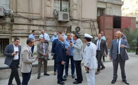 محافظ القاهرة يُشكل لجنة هندسية لتقييم تأثير الحريق على مبنى سنترال رمسيس