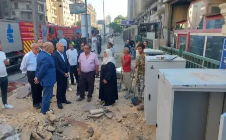 المصرية للاتصالات تقوم بتركيب 4 كبائن جديدة أمام السنترال