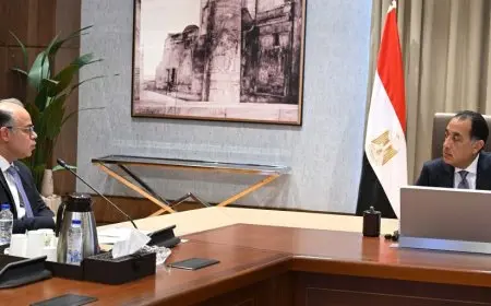 رئيس الوزراء يجتمع برئيس الهيئة العامة للرقابة المالية لمناقشة عدد من ملفات العمل الخاصة بالهيئة