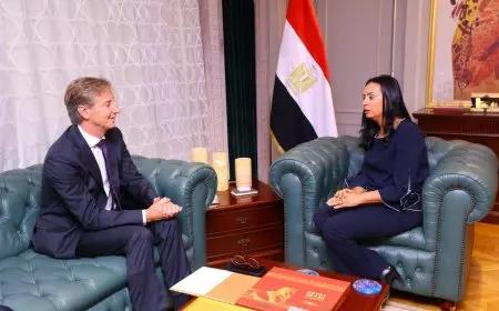 وزيرة التضامن تجتمع بالممثل المقيم لبرنامج الأمم المتحدة الإنمائي في مصر
