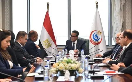 وزير الصحة يناقش مع وفد شركة «جونسون آند جونسون» طرق تعزيز التعاون في المجال الصحي