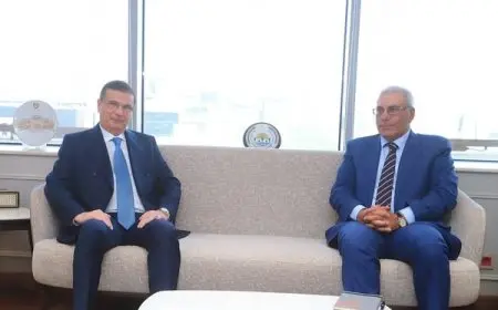 وزير الزراعة يبحث مع السفير المصري الجديد في رومانيا ومولدوفا تعزيز التعاون الزراعي