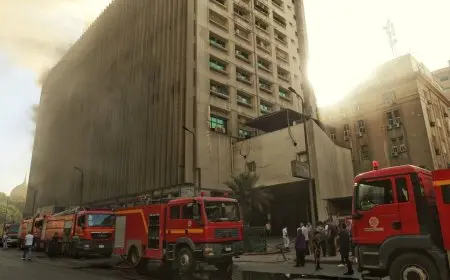 مركز المعلومات في مركز سيطرة الشبكة الوطنية للطوارئ بالقاهرة: كيفية التعامل مع أزمة حريق سنترال رمسيس؟