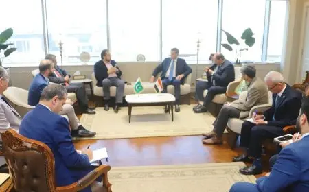 علاء فاروق يبحث مع وزير الزراعة في إقليم بنجاب الباكستاني سبل تعزيز التعاون الزراعي وتبادل الخبرات