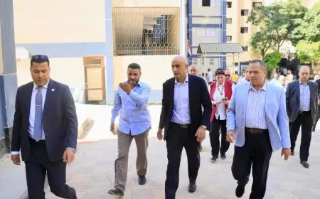 وزير التربية والتعليم يزور مواقع إنشاء عدد من المدارس الجديدة في المرج