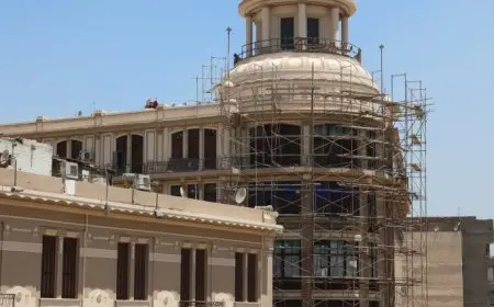 محافظ القاهرة: nearing completion of the renovation of the heritage building “Tirining” in Attaba