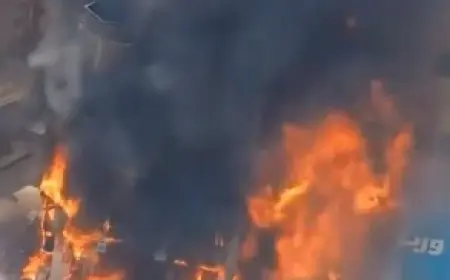 إخماد حريق في وحدة تابعة لمصفاة عبادان في إيران